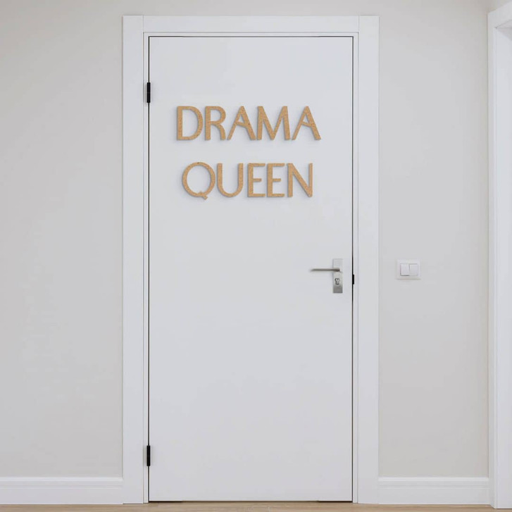 MDF-Deko 3D-Schriftzug Drama Queen - WA405611