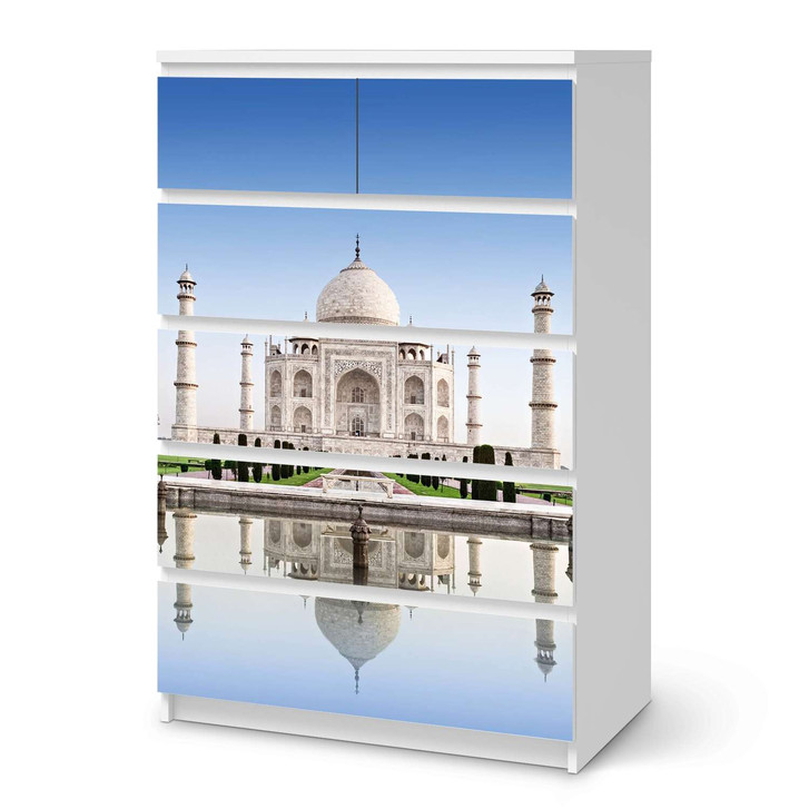 Möbel Klebefolie IKEA Malm Kommode 6 Schubladen (hoch) - Taj Mahal - CR113798