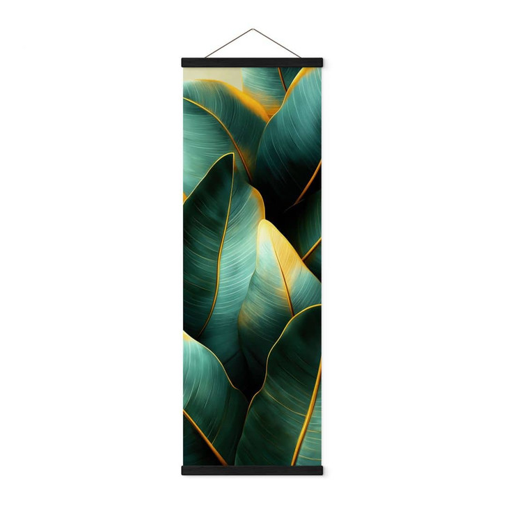 Stoffbild Exotische Bananenblätter - Jaszke - Panorama - WA474126