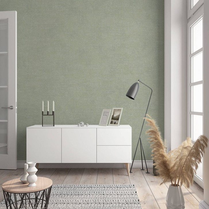 Vliestapete in moderner, feiner Struktur grau, beige Uni - WA444309