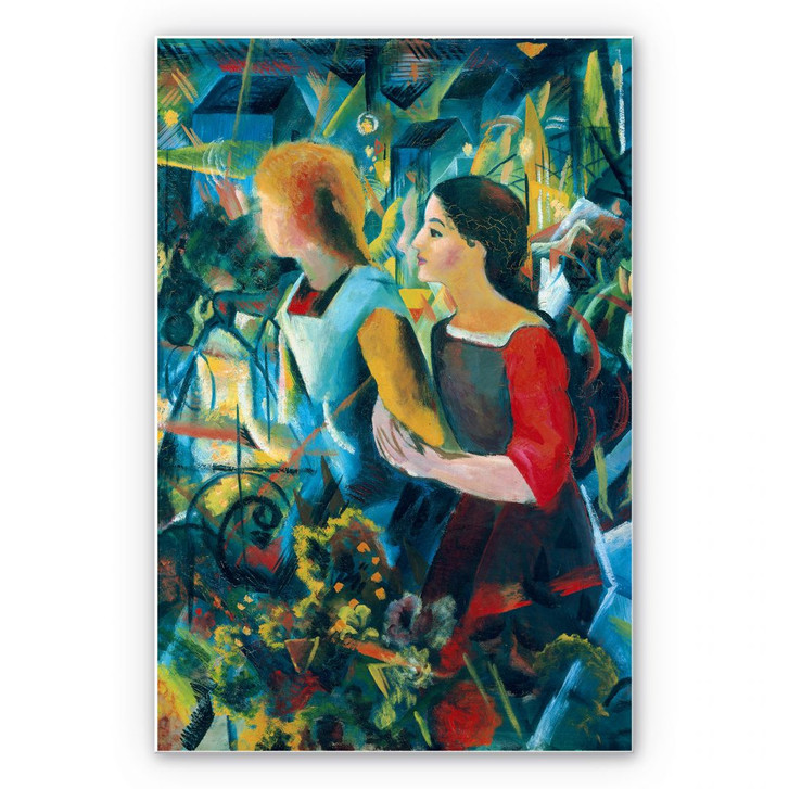 Wandbild Macke - Zwei Mädchen - WA194247