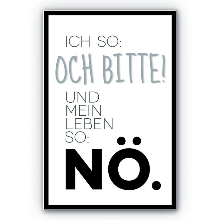 Wandbild Und mein Leben so... - WA196005