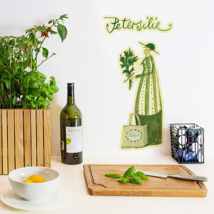 Wandtattoo Leffler - Kräuterfrau Petersilie - WA214045