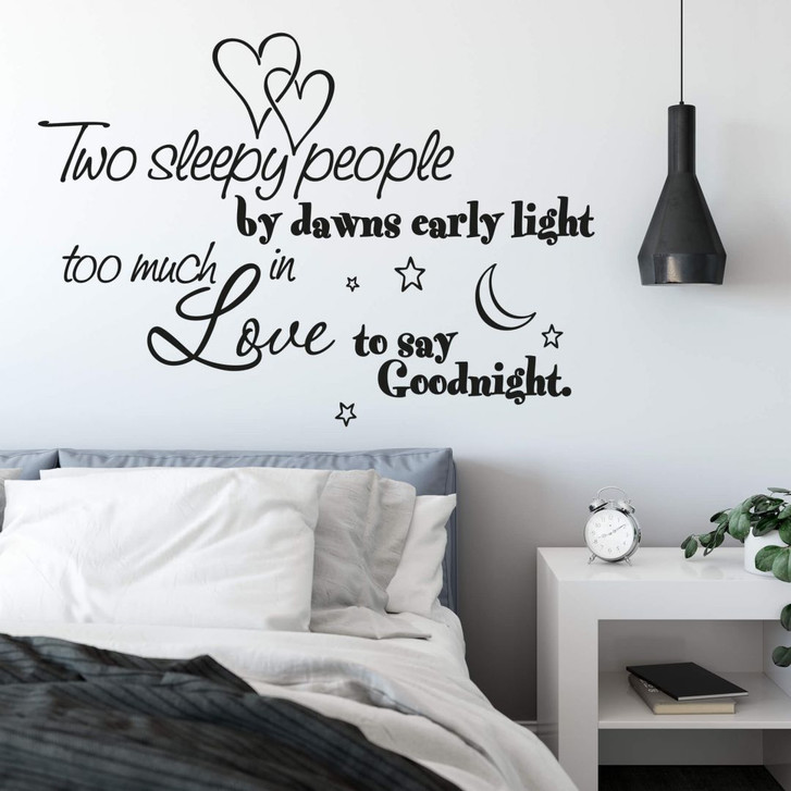 Wandtattoo Two sleepy people... - WA220384