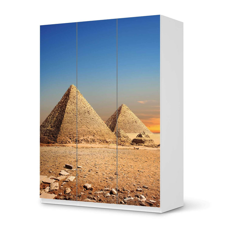 Folie IKEA Pax Schrank 201cm Höhe - 3 Türen - Pyramids - CR105801