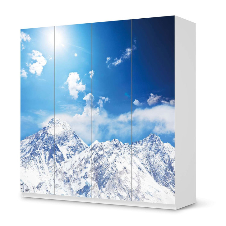 Klebefolie IKEA Pax Schrank 201cm Höhe - 4 Türen - Everest - CR110925