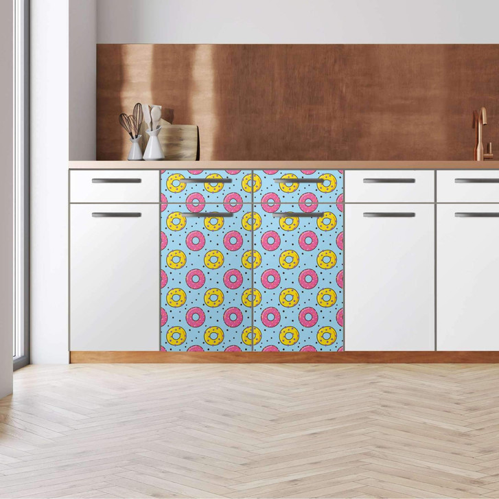 Küchenfolie - Unterschrank 80cm Breite - Donutparty - CR112701