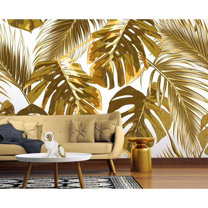 Livingwalls Fototapete Designwalls Palm Leaves Dschungel - WA296394