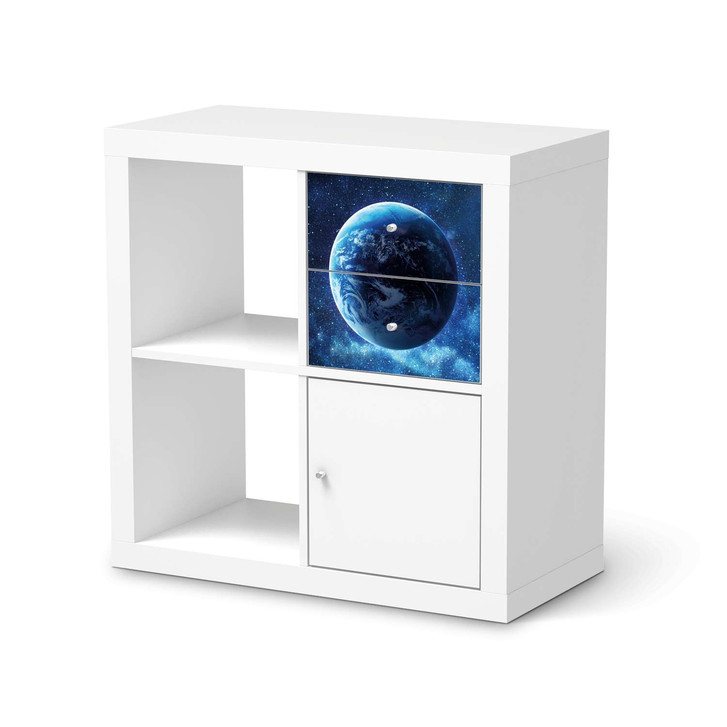 Möbelfolie IKEA IKEA Expedit Regal Schubladen - Planet Blue - CR115126