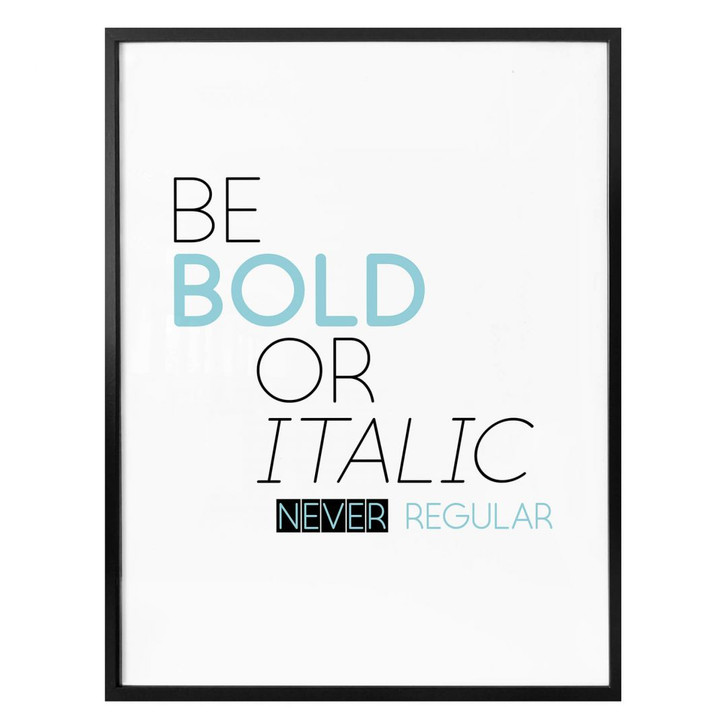Poster Be Bold - WA238182