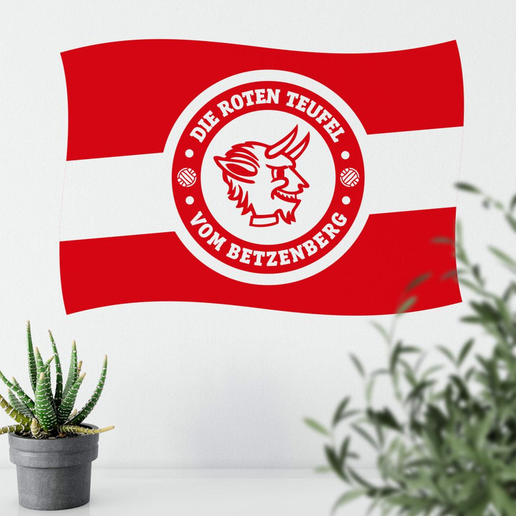Wandsticker 1.FC Kaiserslautern Fahne - WA197769