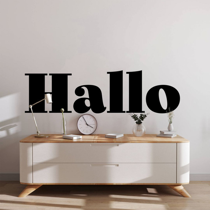Wandtattoo Schriftzug Hallo - WA392044