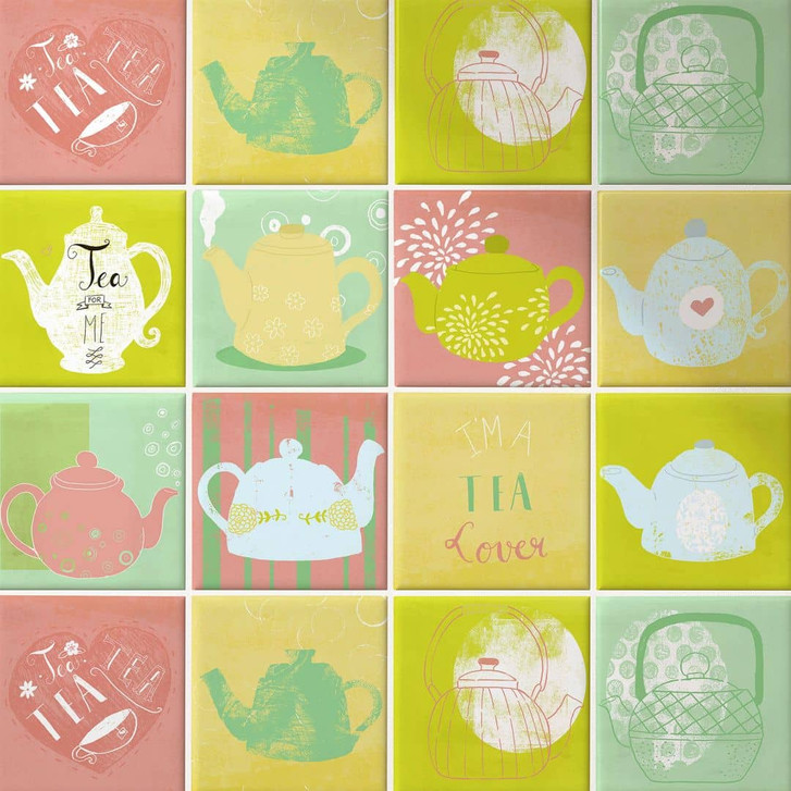 Fliesenaufkleber Loske - Tea Time - 12er Set - WA423510