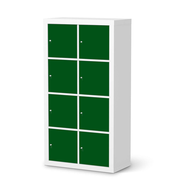 Folie IKEA Kallax Regal 8 Türen - Grün Dark - CR105467