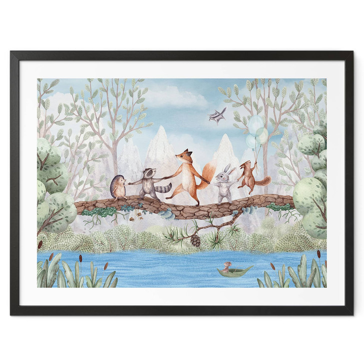 Poster Tierischer Ausflug in der Natur - Oliver Robins - WA518107