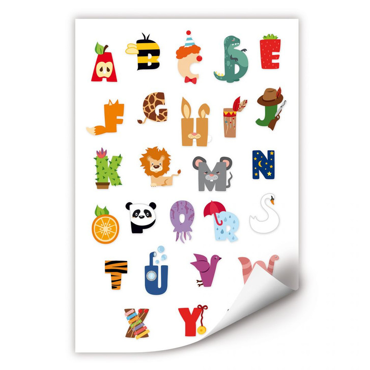 Wallprint Kinder Alphabet - WA185006