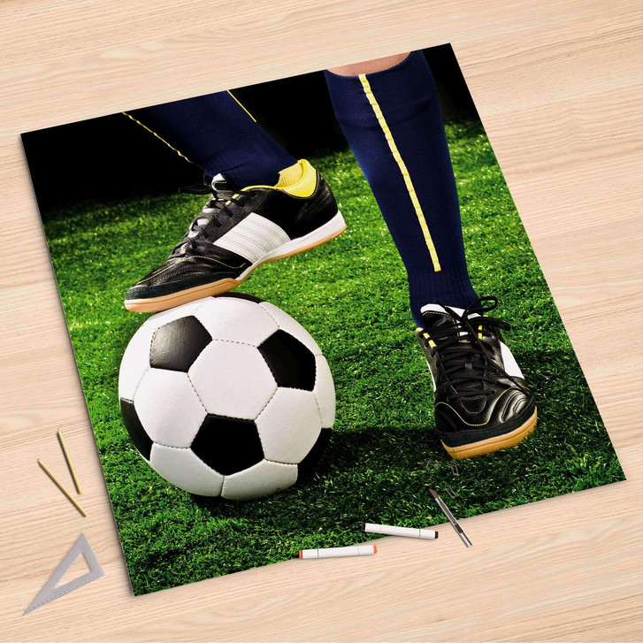 Folienbogen (90x90cm) - Fussballstar - CR107564
