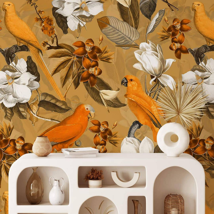 Fototapete UN Designs - Tropisch Ocker - WA320381