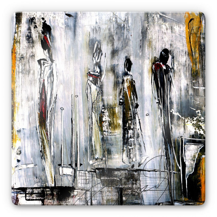 Glasbild Niksic - Erfolgsstufen - quadratisch - WA126170