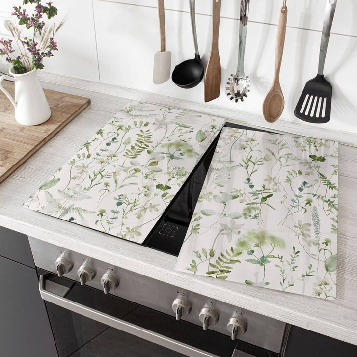 Herdabdeckplatte Kräuter und Wildblumen - UN Designs - WA402236