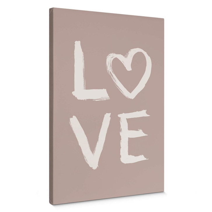 Leinwandbild Eleonora - Love Pinselstriche - WA402603