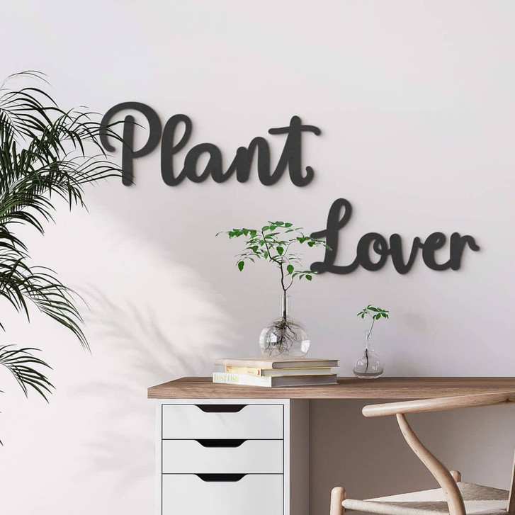 MDF-Deko 3D Schriftzug Plant Lover - WA405667