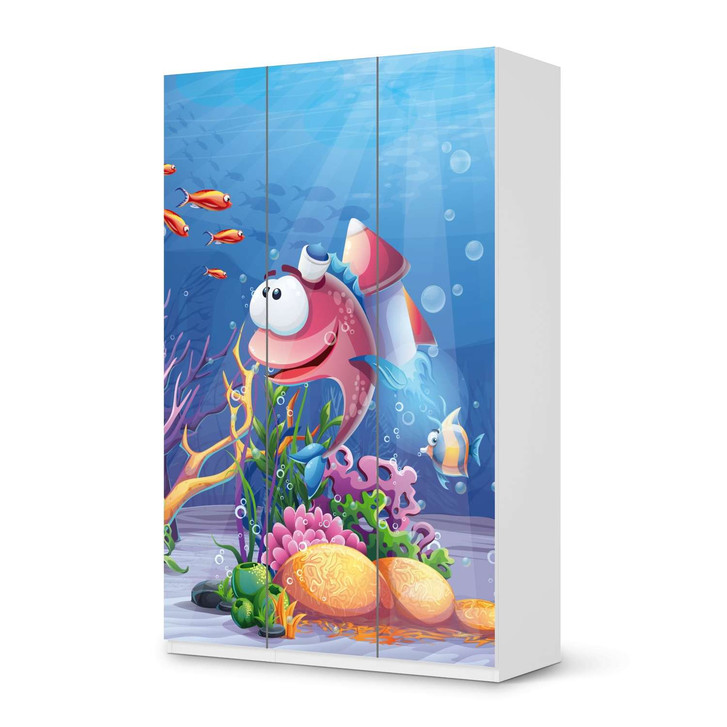 Möbelfolie IKEA Pax Schrank 236cm Höhe - 3 Türen - Bubbles - CR118569