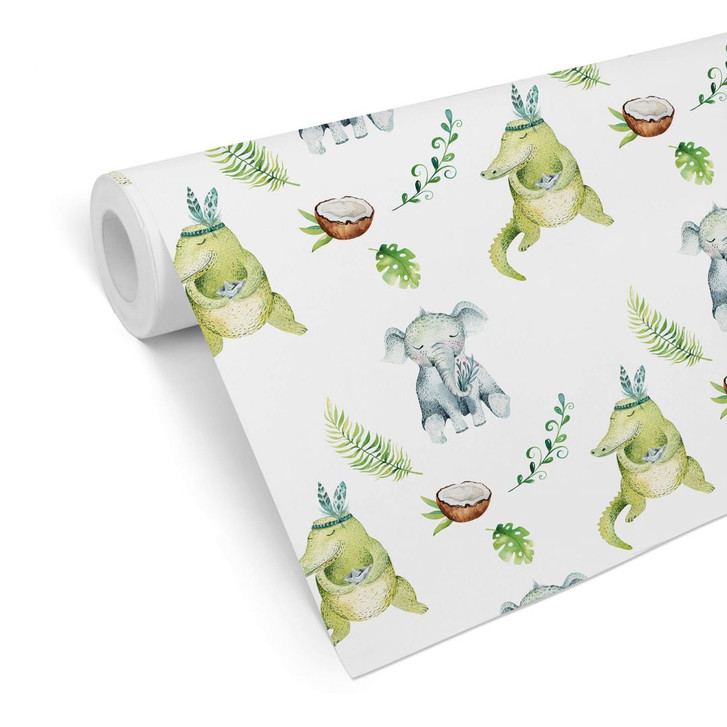 Mustertapete Kristina Kvilis - African Kids - WA236748