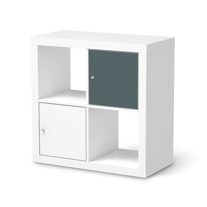 Klebefolie IKEA Expedit Regal Tür einzeln - Blaugrau Light - CR111198