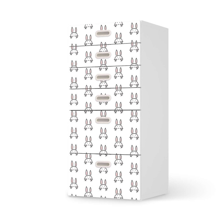 Klebefolie IKEA Stuva / Fritids Kommode - 6 Schubladen - Hoppel - CR110203