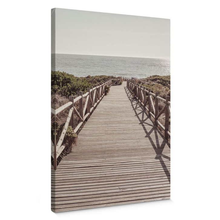 Leinwandbild Steg zum Strand - 1X Studio - WA402467