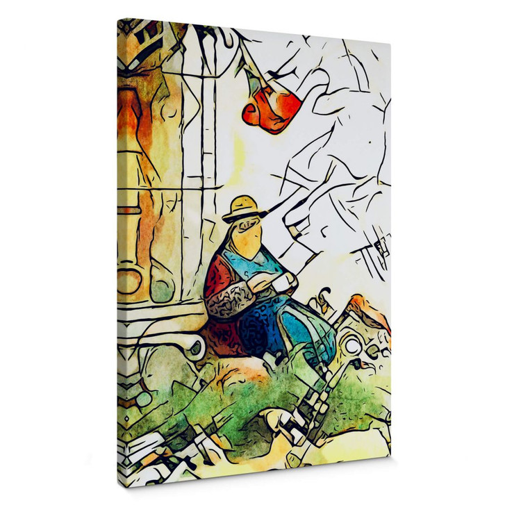 Leinwandbild Zamart - Kandinsky trifft Peru - WA377473