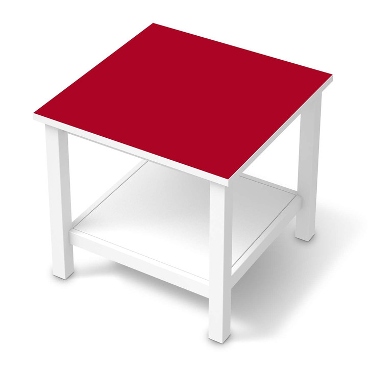 Möbel Klebefolie IKEA Hemnes Tisch 55x55cm - Rot Dark - CR113606