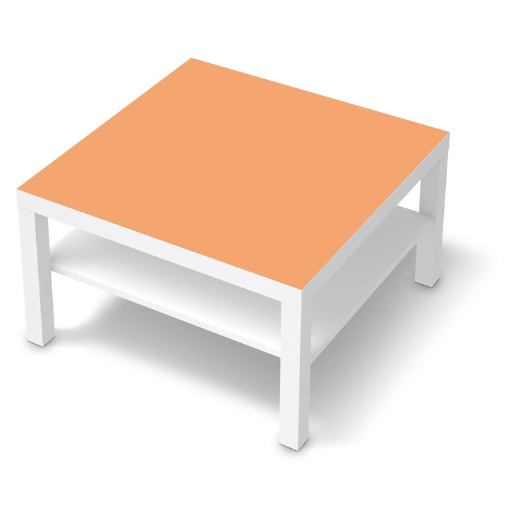 Möbelfolie IKEA Lack Tisch 78x78cm - Orange Light - CR118484