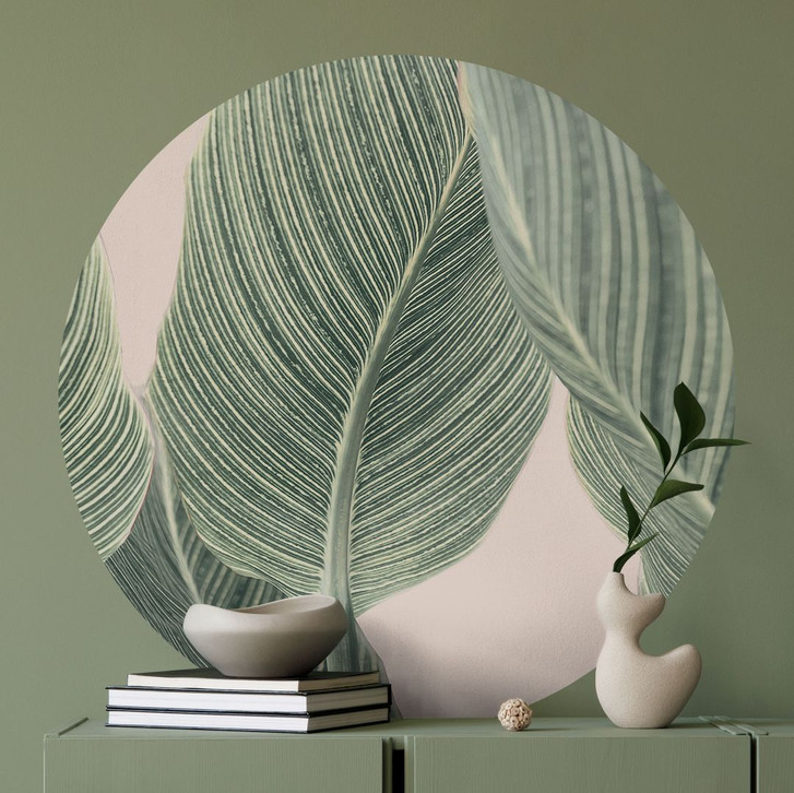 Wandtattoo Calathea Pflanze - Sisi & Seb - Rund - WA430090