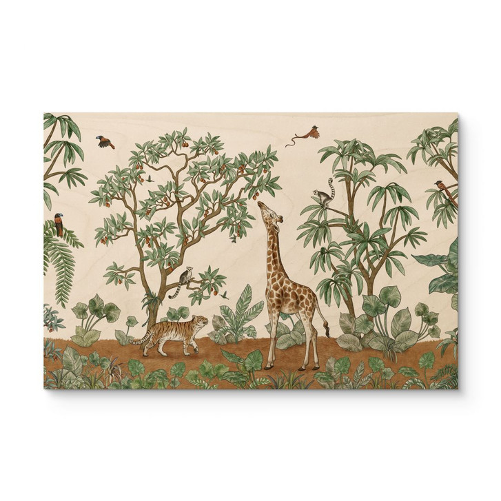 Holzbild Wimmelbild Dschungeltiere - Kikki Belle - WA495731