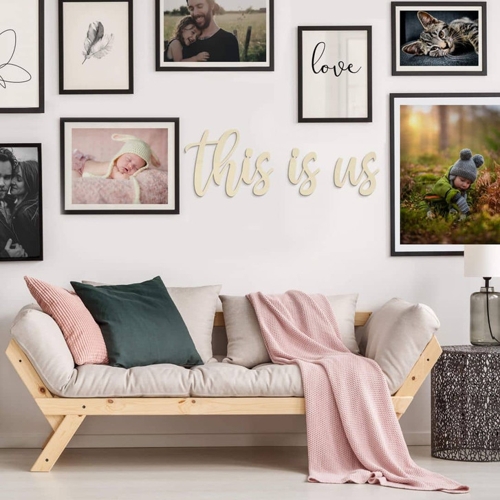 Holzbuchstaben Pappel This is us - WA295707