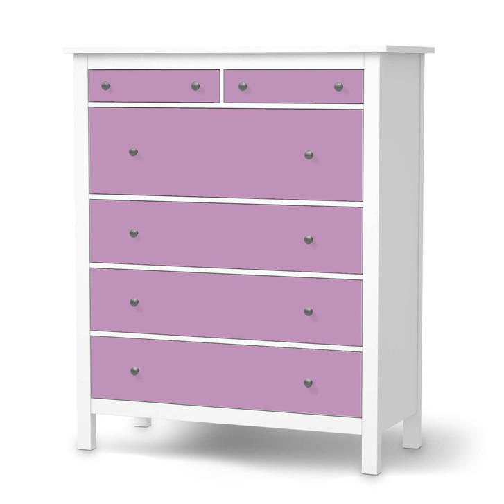 Klebefolie IKEA Hemnes Kommode 6 Schubladen - Flieder Light - CR111350