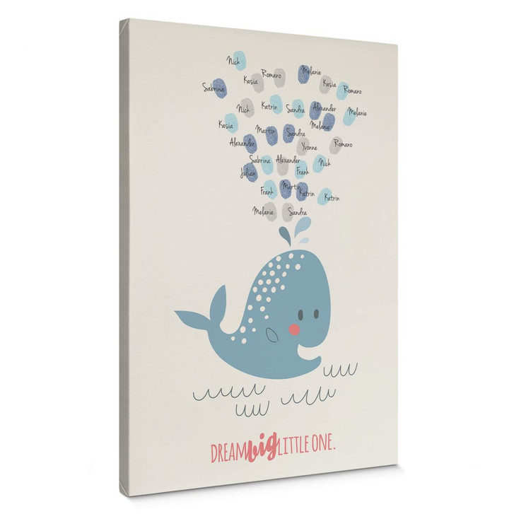 Leinwandbild Fingerprint - Dream big little one - WA362942