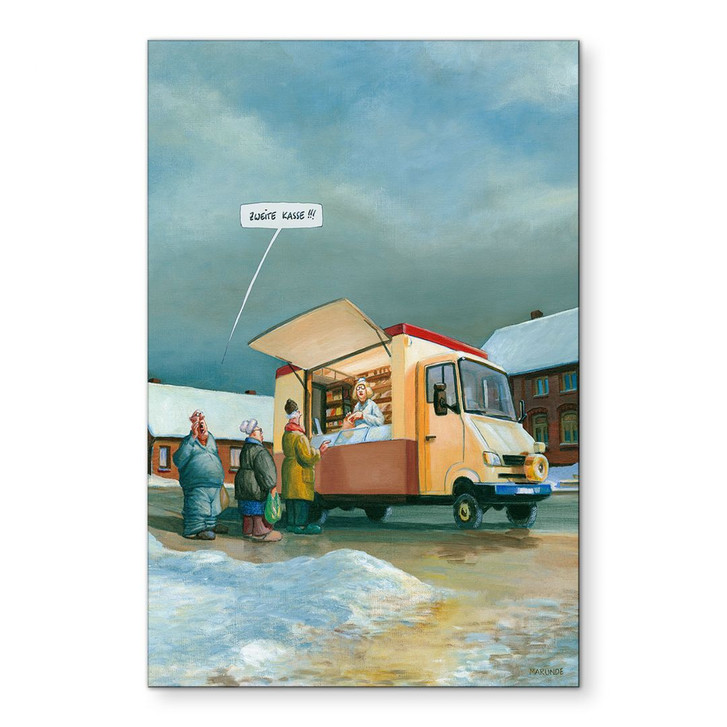 Wandbild Marunde - Servicewüste (2014) - Alu-Dibond - WA395342