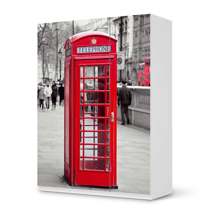 Folie IKEA Pax Schrank 201cm Höhe - 3 Türen - Phone Box - CR105795