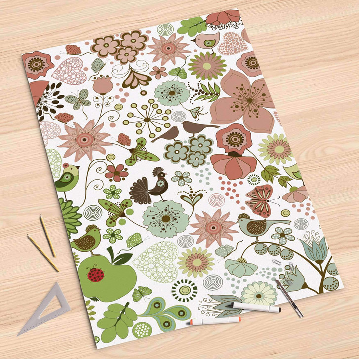 Folienbogen (80x120cm) - Flower Pattern - CR107319