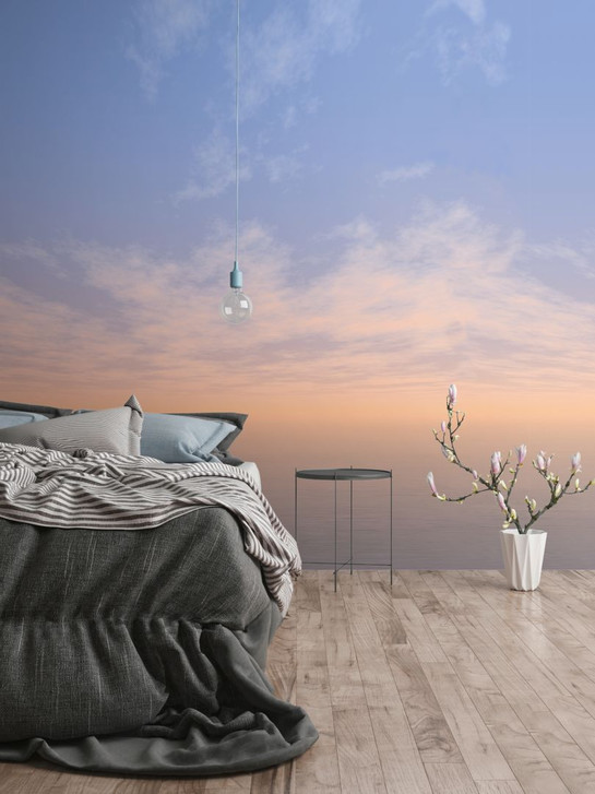 Fototapete Himmel blau weiss - Vliestapete Kunst Livingwalls - matt und glatt - WA415877