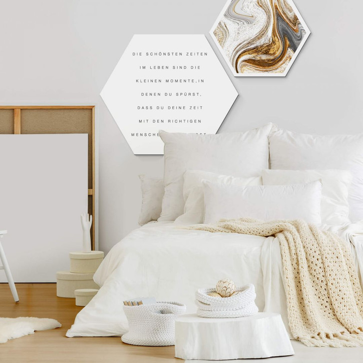 Hexagon 2er Set 55x47cm, 35x30cm - RS100677