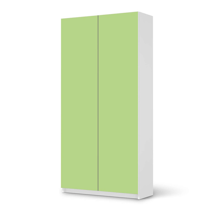 Klebefolie IKEA Pax Schrank 201cm Höhe - 2 Türen - Hellgrün Light - CR109958