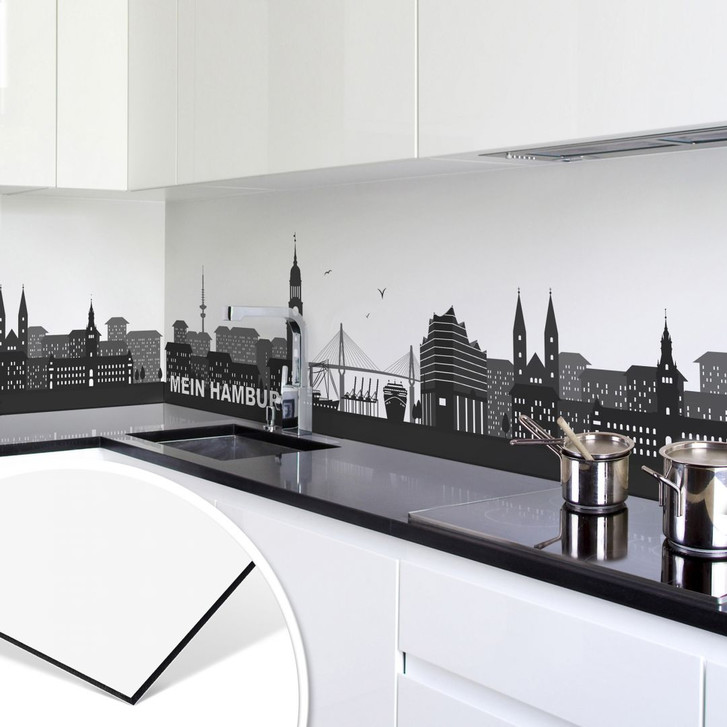 Küchenrückwand - Alu-Dibond - Mein Hamburg - WA234095