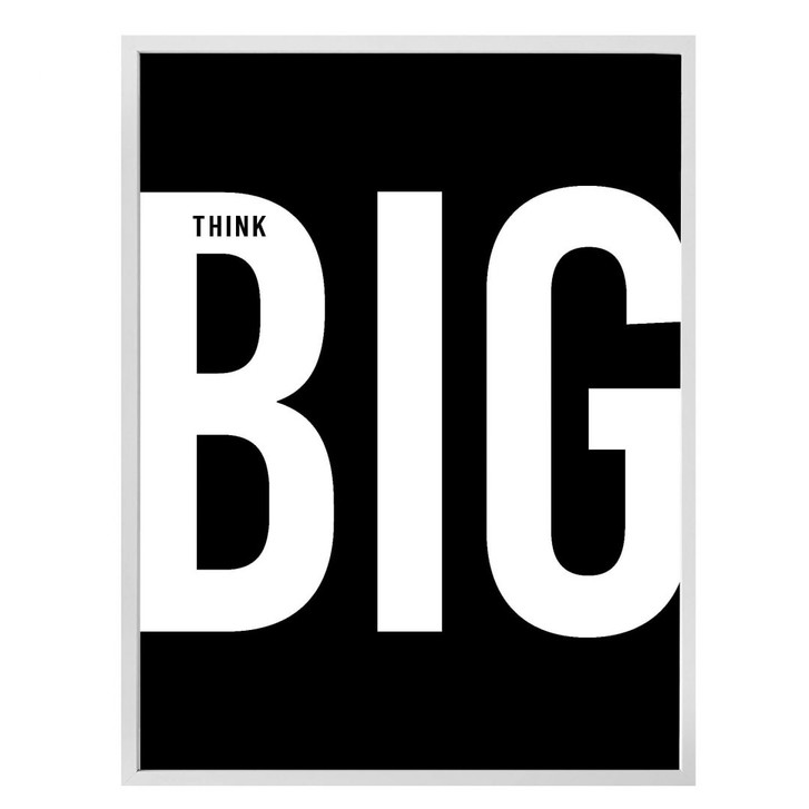 Poster Think big - black - WA259132
