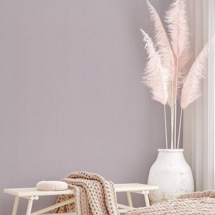 Vliestapete mit leichter Struktur rosa Uni - WA451310