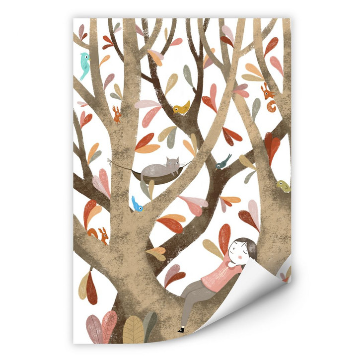 Wallprint Loske - Im Baum 02 - WA242022
