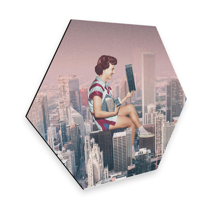 Hexagon - Alu-Dibond Léon - The hustle - WA273257